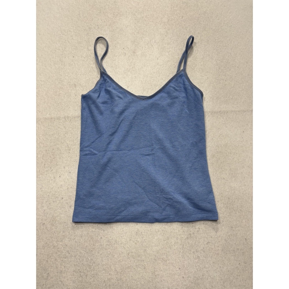 American Eagle Outfitters Camisole Tank Top Womens M Blue Adjustable Strap